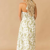 Palm Leaf Maxi Dress