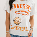 Grey Tennessee Basketball Tee | Queen Of Sparkles