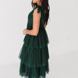 New Beginnings Midi Dress | Evergreen