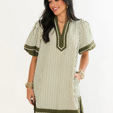 Falling For You Mini Dress | Olive
