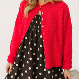 Amie Tunic Dress | Brown Polka Dot