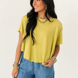 Elsie Swing Tee | Warm Olive