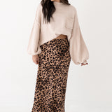 Stay Wild Maxi Skirt | Leopard