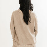 Haven Pullover Top | Light Mocha