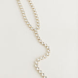 TOVA LA Necklace | Antique Gold Clear