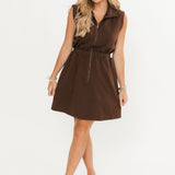 Everyday Signature Mini Dress | Espresso