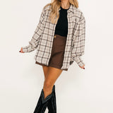 Ashley Plaid Shirt | Ivory Combo Krista