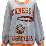 Grey Tennessee Basketball Sweatshirt