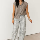 Piper Cardi Vest | Mocha