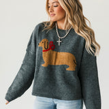 Weenie Dog Wrapped Sweater