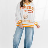 Grey Tennessee Basketball Sweatshirt | Queen Of Sparkles