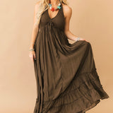 Salty Espresso Maxi Dress