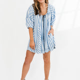 Bop Around Romper | Oxford Combo