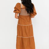 Sienna Puff Sleeve Maxi Dress