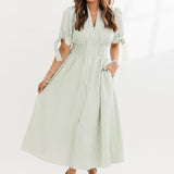 Fresh Beginnings Midi Dress | Sage