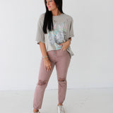 Alice Straight Jeans | Mauve