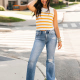 SEC Ya Later Tank | Orange Stripe