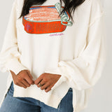 Graphic Camden Sweatshirt | Sardine Combo