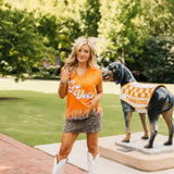 Licensed Tennessee 'Go Vols' Feather Bottom Tank Sweater | Queen Of Sparkles