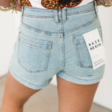Valley Girl High Rise Patch Pocket Shorts | Romcom