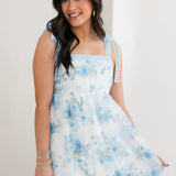 Fresh Blooms Maxi Dress | Blue