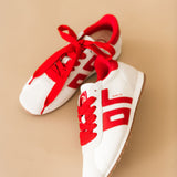 Asian Sneaker | White Red