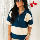 Summer Staple Shorts | Navy Cream
