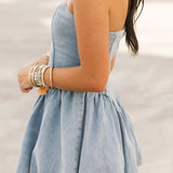 Darling Mini Dress | Denim