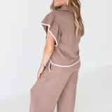 Ember Stitched Pants | Mocha