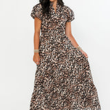 Spotted & Chic Midi Dress