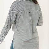 Lainey Button Down Top | Navy