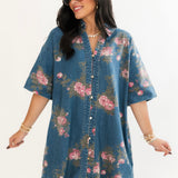 Prairie Rose Denim Dress