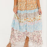 Sunset Blooms Maxi Skirt