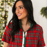 Cozy Cabin Mini Dress | Red