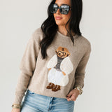 Adorable Teddy Knit Sweater