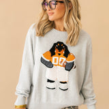 Licensed Tennessee Grey Mascot 'By QOS' Sweater | Queen Of Sparkles