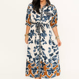 Southern Grace Midi Dress | Slate Blue
