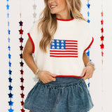 Stars & Stripes Sweater Top