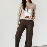 Adorable Teddy Knit Sweater