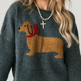 Weenie Dog Wrapped Sweater