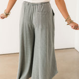 Willow Striped Pant | Grey