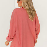 Cassandra Striped Short | Red