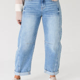 Phoebe Barrel Jeans | Medium