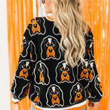 Licensed Tennessee Knit In Rhinestone Sport Stripe Sweater | Queen Of Sparkles