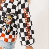 Licensed Texas Checkered Team Icons Cardigan | Queen Of Sparkles