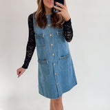 Denim Shift Mini Dress