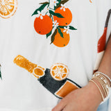 White Mimosa Icon Tee | Queen Of Sparkles