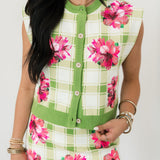 Green Plaid Azalea Knit Skirt | Queen Of Sparkles