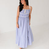 Heart In The Sand Maxi Dress | Blue