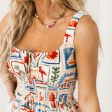 Oakland Necklace | Flamingo Mix
